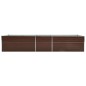 vidaXL Garten-Hochbeet Verzinkter Stahl 400×80×77 cm Braun vidaXL Garten-Hochbeet Verzinkter Stahl 400×80×77 cm Braun