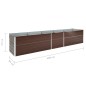vidaXL Garten-Hochbeet Verzinkter Stahl 400×80×77 cm Braun vidaXL Garten-Hochbeet Verzinkter Stahl 400×80×77 cm Braun