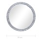 vidaXL Wandspiegel 50 cm Hartglas vidaXL Wandspiegel 50 cm Hartglas