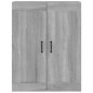 vidaXL Hängeschrank Grau Sonoma 69,5x32,5x90 cm vidaXL Hängeschrank Grau Sonoma 69,5x32,5x90 cm