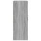 vidaXL Hängeschrank Grau Sonoma 69,5x32,5x90 cm vidaXL Hängeschrank Grau Sonoma 69,5x32,5x90 cm