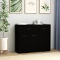 vidaXL Sideboard Schwarz 88x30x70 cm Holzwerkstoff vidaXL Sideboard Schwarz 88x30x70 cm Holzwerkstoff