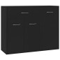 vidaXL Sideboard Schwarz 88x30x70 cm Holzwerkstoff vidaXL Sideboard Schwarz 88x30x70 cm Holzwerkstoff