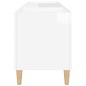 vidaXL Plattenschrank Hochglanz-Weiß 121x38x48 cm Holzwerkstoff vidaXL Plattenschrank Hochglanz-Weiß 121x38x48 cm Holzwerkstoff