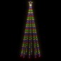 vidaXL LED-Weihnachtsbaum Kegelform Mehrfarbig 310 LEDs 100x300 cm vidaXL LED-Weihnachtsbaum Kegelform Mehrfarbig 310 LEDs 100x300 cm