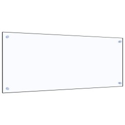 vidaXL Küchenrückwand Transparent 100×40 cm Hartglas