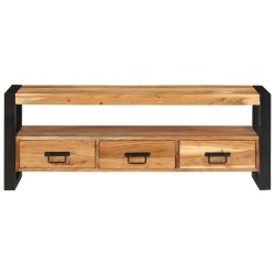 vidaXL TV-Schrank 120x30x45 cm Massivholz Akazie