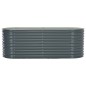 vidaXL Garten-Hochbeet 240 x 80 x 81 cm Verzinkter Stahl Grau vidaXL Garten-Hochbeet 240 x 80 x 81 cm Verzinkter Stahl Grau