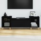 vidaXL TV-Schrank Schwarz 160x35x55 cm Holzwerkstoff vidaXL TV-Schrank Schwarz 160x35x55 cm Holzwerkstoff