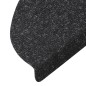 vidaXL Stufenmatten Selbstklebend 10 Stk. Anthrazit 56x17x3 cm vidaXL Stufenmatten Selbstklebend 10 Stk. Anthrazit 56x17x3 cm