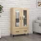 vidaXL Highboard Sonoma-Eiche 70x31x115 cm Holzwerkstoff vidaXL Highboard Sonoma-Eiche 70x31x115 cm Holzwerkstoff