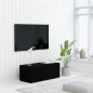 vidaXL TV-Schrank Schwarz 80x34x30 cm Holzwerkstoff vidaXL TV-Schrank Schwarz 80x34x30 cm Holzwerkstoff