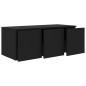 vidaXL TV-Schrank Schwarz 80x34x30 cm Holzwerkstoff vidaXL TV-Schrank Schwarz 80x34x30 cm Holzwerkstoff