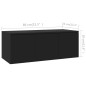 vidaXL TV-Schrank Schwarz 80x34x30 cm Holzwerkstoff vidaXL TV-Schrank Schwarz 80x34x30 cm Holzwerkstoff