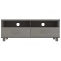vidaXL TV-Schrank HAMAR Hellgrau 106x40x40 cm Massivholz Kiefer vidaXL TV-Schrank HAMAR Hellgrau 106x40x40 cm Massivholz Kiefer