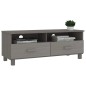 vidaXL TV-Schrank HAMAR Hellgrau 106x40x40 cm Massivholz Kiefer vidaXL TV-Schrank HAMAR Hellgrau 106x40x40 cm Massivholz Kiefer
