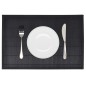 6 Bambus-Platzdeckchen 30 x 45 cm Schwarz 6 Bambus-Platzdeckchen 30 x 45 cm Schwarz