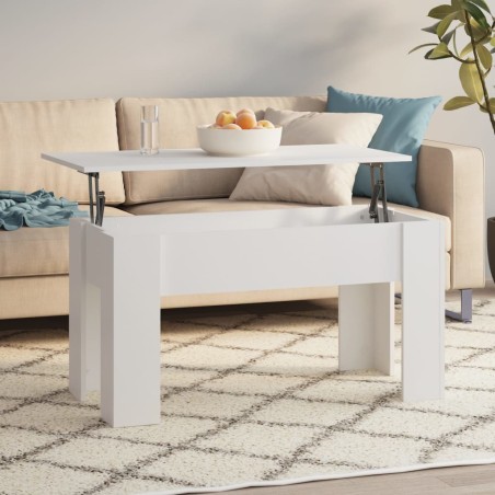 vidaXL Couchtisch Weiß 101x49x52 cm Holzwerkstoff