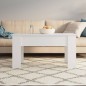 vidaXL Couchtisch Weiß 101x49x52 cm Holzwerkstoff vidaXL Couchtisch Weiß 101x49x52 cm Holzwerkstoff