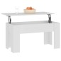 vidaXL Couchtisch Weiß 101x49x52 cm Holzwerkstoff vidaXL Couchtisch Weiß 101x49x52 cm Holzwerkstoff