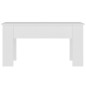 vidaXL Couchtisch Weiß 101x49x52 cm Holzwerkstoff vidaXL Couchtisch Weiß 101x49x52 cm Holzwerkstoff