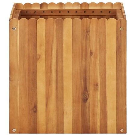 vidaXL Garten-Hochbeet 50 x 50 x 50 cm Massivholz Akazie
