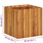 vidaXL Garten-Hochbeet 50 x 50 x 50 cm Massivholz Akazie vidaXL Garten-Hochbeet 50 x 50 x 50 cm Massivholz Akazie