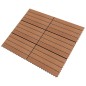 vidaXL WPC-Fliesen 60×30 cm 6 Stk. 1m² Braun vidaXL WPC-Fliesen 60×30 cm 6 Stk. 1m² Braun
