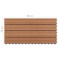 vidaXL WPC-Fliesen 60×30 cm 6 Stk. 1m² Braun vidaXL WPC-Fliesen 60×30 cm 6 Stk. 1m² Braun