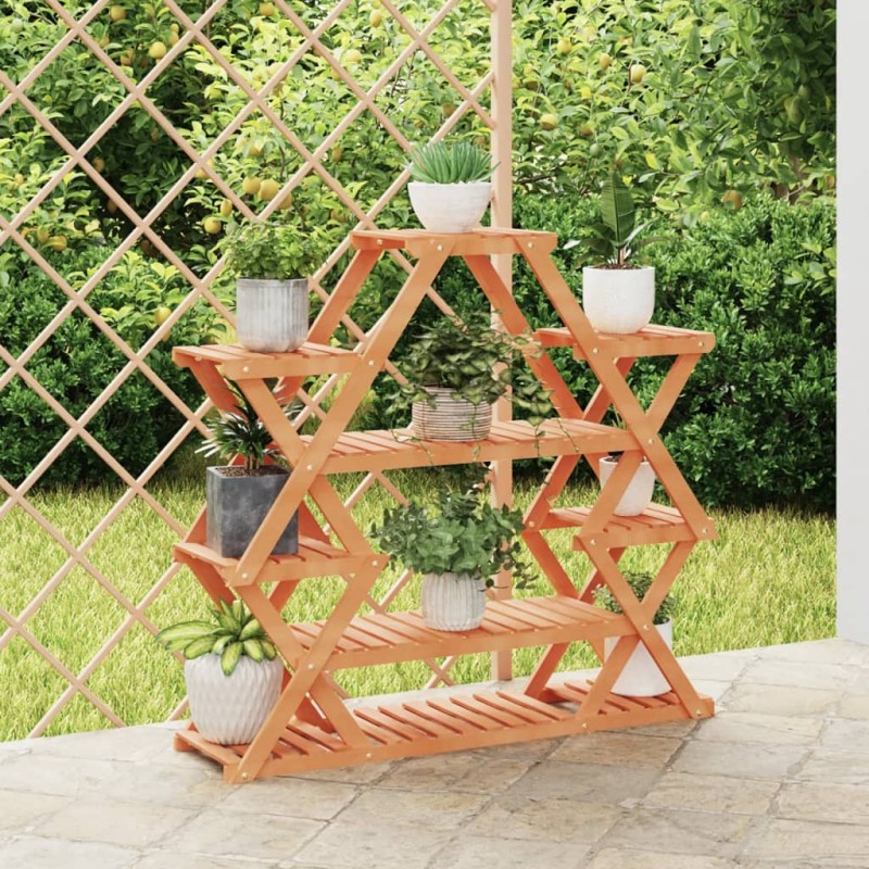 vidaXL Blumenständer 110x25x105 cm Massivholz Tanne vidaXL Blumenständer 110x25x105 cm Massivholz Tanne