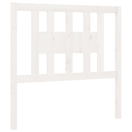 vidaXL Kopfteil Weiß 96x4x100 cm Massivholz Kiefer