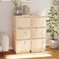 vidaXL Sideboards 2 Stk. 32x34x75 cm Massivholz Kiefer vidaXL Sideboards 2 Stk. 32x34x75 cm Massivholz Kiefer
