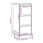 vidaXL Sideboards 2 Stk. 32x34x75 cm Massivholz Kiefer vidaXL Sideboards 2 Stk. 32x34x75 cm Massivholz Kiefer