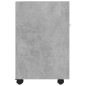 vidaXL Beistellschrank mit Rollen Betongrau 33x38x60 cm Holzwerkstoff vidaXL Beistellschrank mit Rollen Betongrau 33x38x60 cm Holzwerkstoff