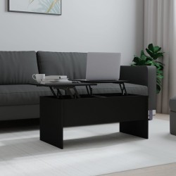 vidaXL Couchtisch Schwarz 102x50,5x46,5 cm Holzwerkstoff