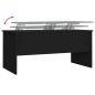 vidaXL Couchtisch Schwarz 102x50,5x46,5 cm Holzwerkstoff