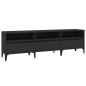 vidaXL TV-Schrank Schwarz 150x30x44,5 cm Holzwerkstoff vidaXL TV-Schrank Schwarz 150x30x44,5 cm Holzwerkstoff