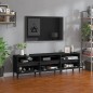 vidaXL TV-Schrank Schwarz 150x30x44,5 cm Holzwerkstoff vidaXL TV-Schrank Schwarz 150x30x44,5 cm Holzwerkstoff