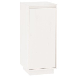 vidaXL Schuhschrank Weiß 35x35x80 cm Massivholz Kiefer