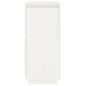 vidaXL Schuhschrank Weiß 35x35x80 cm Massivholz Kiefer vidaXL Schuhschrank Weiß 35x35x80 cm Massivholz Kiefer