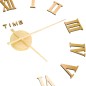 vidaXL 3D-Wanduhr Modernes Design Golden 100 cm XXL vidaXL 3D-Wanduhr Modernes Design Golden 100 cm XXL