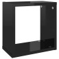 vidaXL Würfelregale 2 Stk. Hochglanz-Schwarz 26x15x26 cm vidaXL Würfelregale 2 Stk. Hochglanz-Schwarz 26x15x26 cm