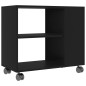vidaXL Beistelltisch Schwarz 70x35x55 cm Holzwerkstoff vidaXL Beistelltisch Schwarz 70x35x55 cm Holzwerkstoff