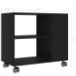 vidaXL Beistelltisch Schwarz 70x35x55 cm Holzwerkstoff vidaXL Beistelltisch Schwarz 70x35x55 cm Holzwerkstoff
