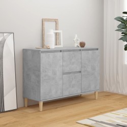 vidaXL Sideboard Betongrau 103,5x35x70 cm Holzwerkstoff
