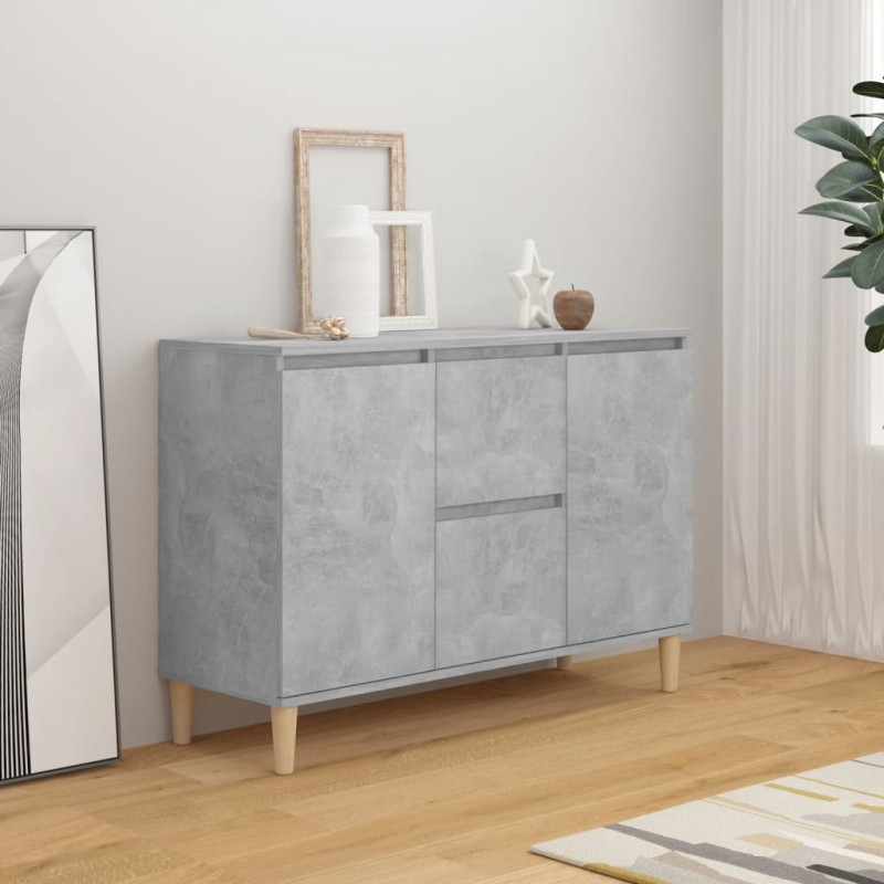 vidaXL Sideboard Betongrau 103,5x35x70 cm Holzwerkstoff vidaXL Sideboard Betongrau 103,5x35x70 cm Holzwerkstoff