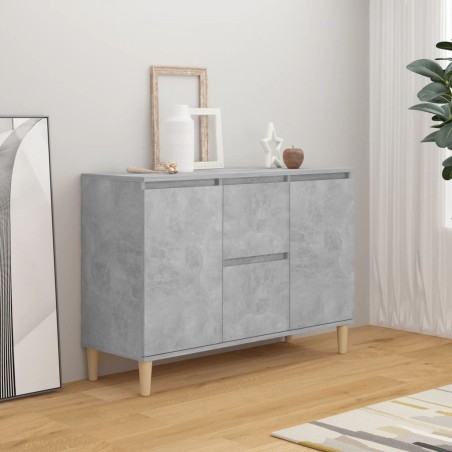 vidaXL Sideboard Betongrau 103,5x35x70 cm Holzwerkstoff