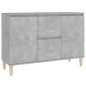vidaXL Sideboard Betongrau 103,5x35x70 cm Holzwerkstoff vidaXL Sideboard Betongrau 103,5x35x70 cm Holzwerkstoff