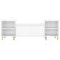 vidaXL TV-Schrank Hochglanz-Weiß 160x35x55 cm Holzwerkstoff vidaXL TV-Schrank Hochglanz-Weiß 160x35x55 cm Holzwerkstoff