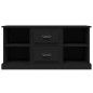 vidaXL TV-Schrank Schwarz 99,5x35,5x48 cm Holzwerkstoff vidaXL TV-Schrank Schwarz 99,5x35,5x48 cm Holzwerkstoff